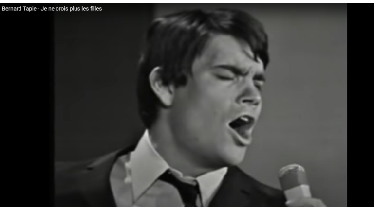 A 22 ans, Bernard Tapie (Tapy) sortait son 1° 45 tours "Je ne crois plus aux filles" - tapie 4