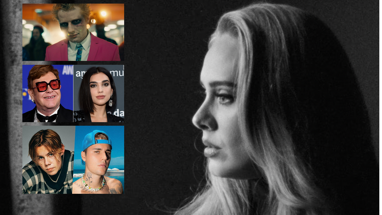Découvrez le Top 10 Billboard Janvier 2022 – N°1 Adele Easy On me, Ed Sheeran classé 2 fois.