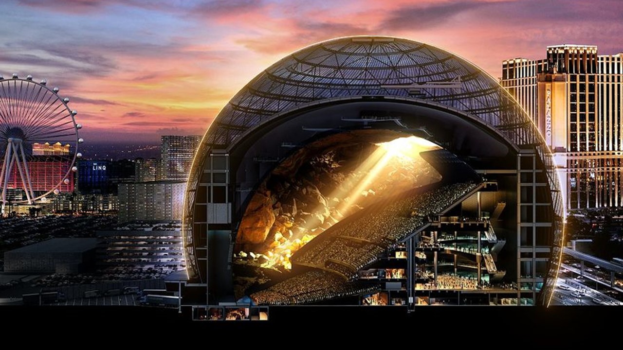 L&rsquo;incroyable sphère de Las Vegas : La salle de concert la plus spectaculaire du monde !