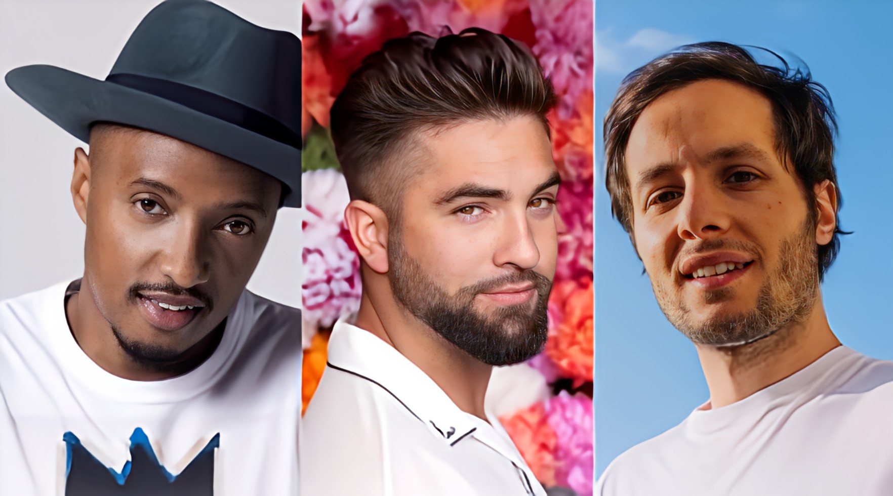 Ein verrücktes Trio Vianney, Kenji Girac und Soprano singen gemeinsam