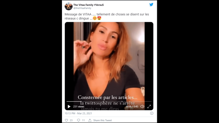 Vitaa, atteinte par le virus, met les choses au point après la déferlante de rumeurs - vitaa 2