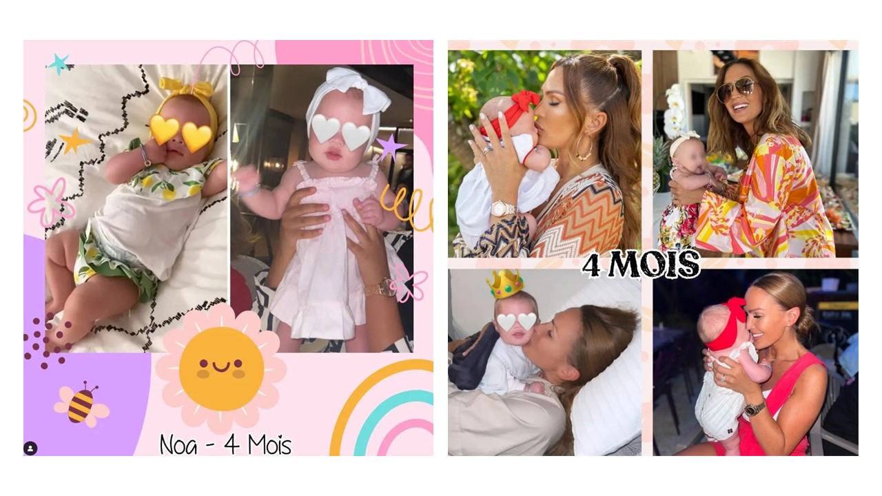 Vitaa : Déjà 4 mois pour la petite princesse Poupita (Noa). Photos