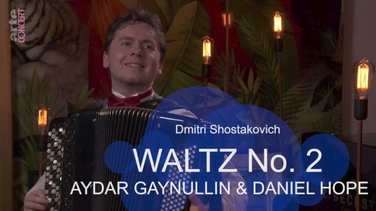 Valse n°2 de Shostakovich par un duo violon / accordéon. - walz n 2