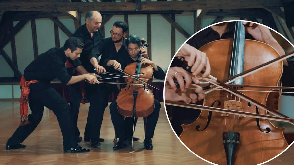 Bolero de Ravel à plusieurs musiciens pour 1 violoncelle