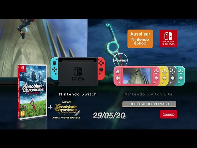 Pub Xenoblade Chronicles Definitive edition + un avenir commun Nintendo Switch mai 2020 - xenoblade chronicles definitive edition un avenir commun nintendo switch