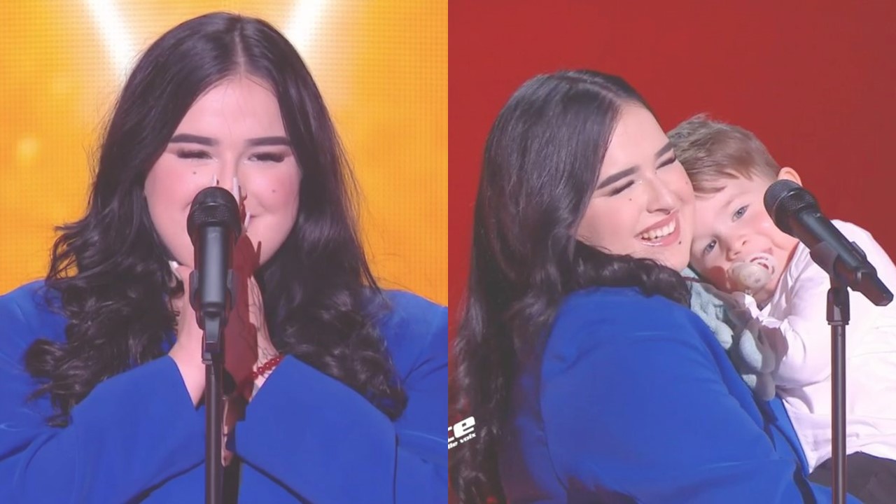 Sören, star de The Voice avec son doudou et sa chelotte !