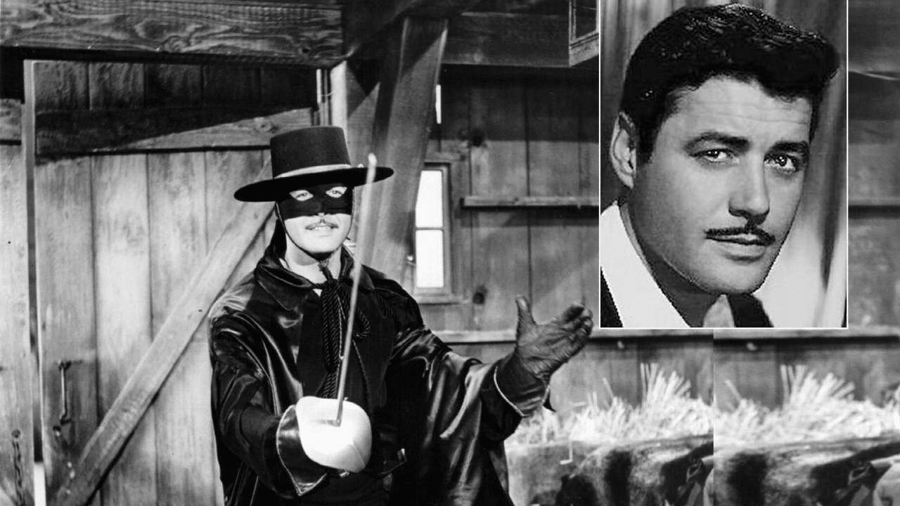 Guy Williams ou Zorro le beau Don Diego.