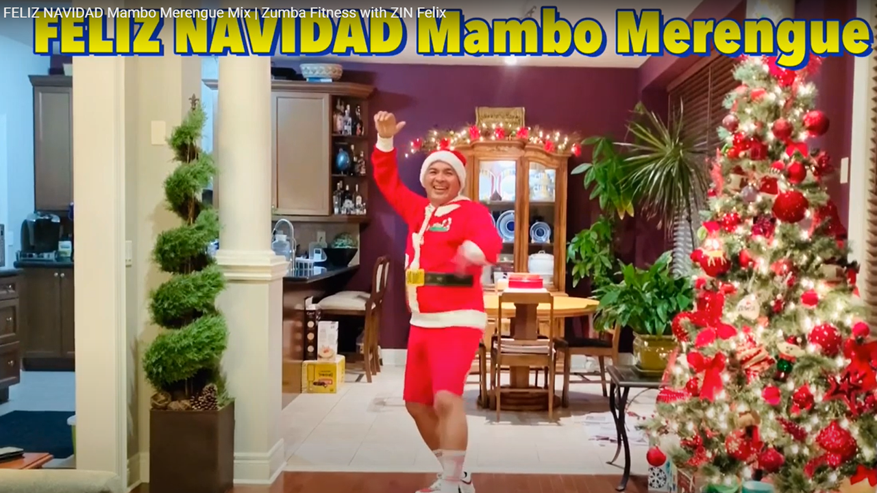 Zumba au pied du sapin. Pourquoi pas ?