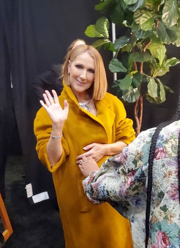 Grammy Awards: Photos / videos of Céline Dion backstage with her son ...