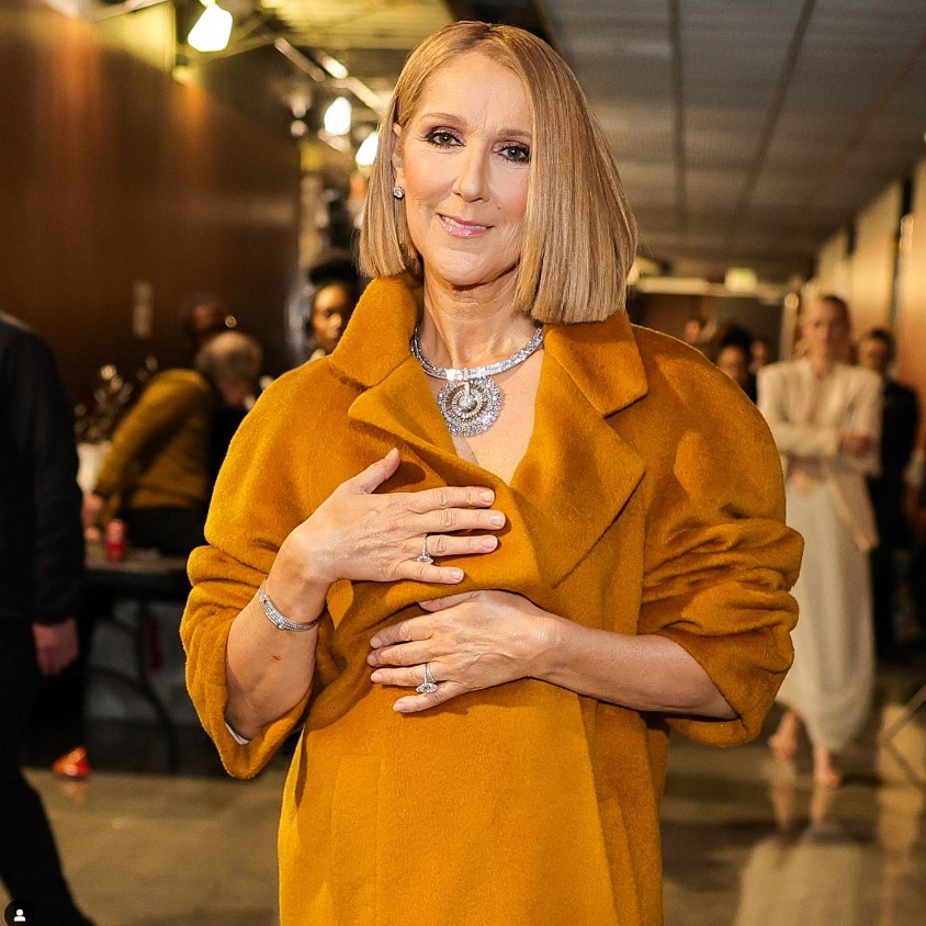 Grammy Awards : Photos / vidéos de Céline Dion en coulisses avec son fils René-Charles - celine dion 7