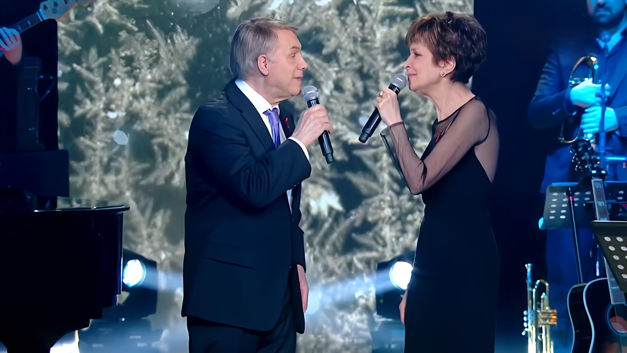 Le jour où Catherine Laborde a chanté en direct avec Salvatore Adamo.