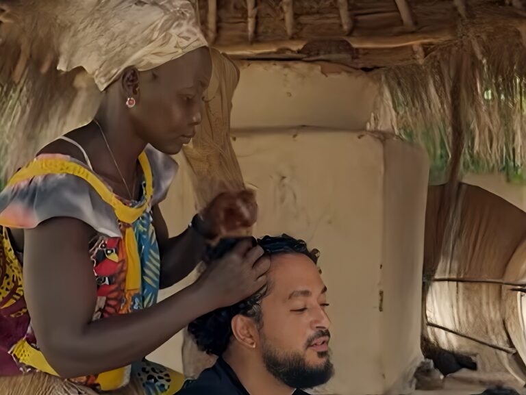 La relation profonde qui s'est tissée entre Slimane et Fatima au cours du tournage de "Rendez-vous en terre inconnue" - slimane 7