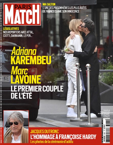 Marc Lavoine et Adriana Karembeu : Un baiser passionné dans les rues de Paris ! - capture decran 2024 06 25 110339