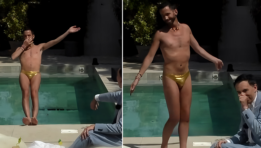 Téo Lavabo, interprète du tube « Chipolata » se jette à l&rsquo;eau chez Jordan De Luxe.