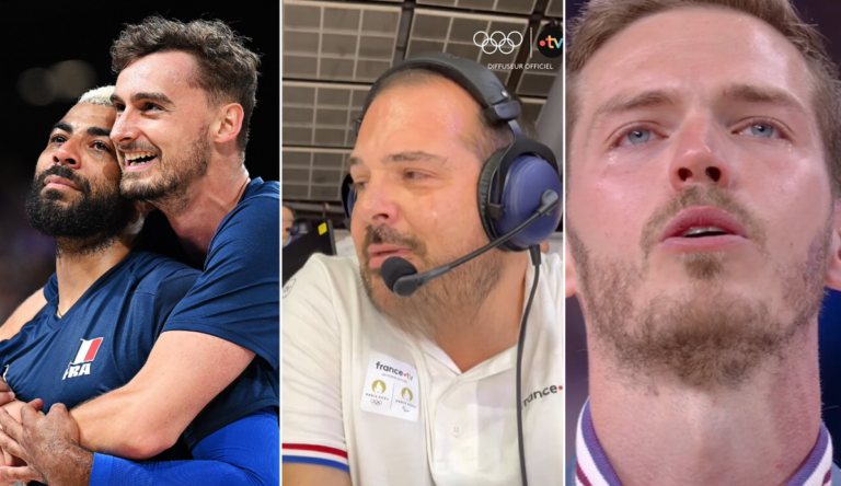 Immense équipe de Volley française championne olympique !! Les larmes des joueurs et des commentateurs... - volley