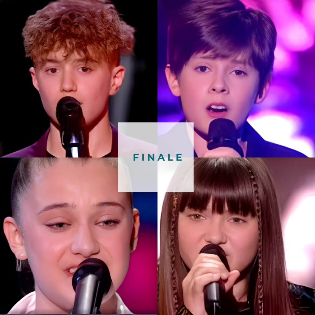 The Voice Kids The season 10 finale will pit Louis, Tim, April and