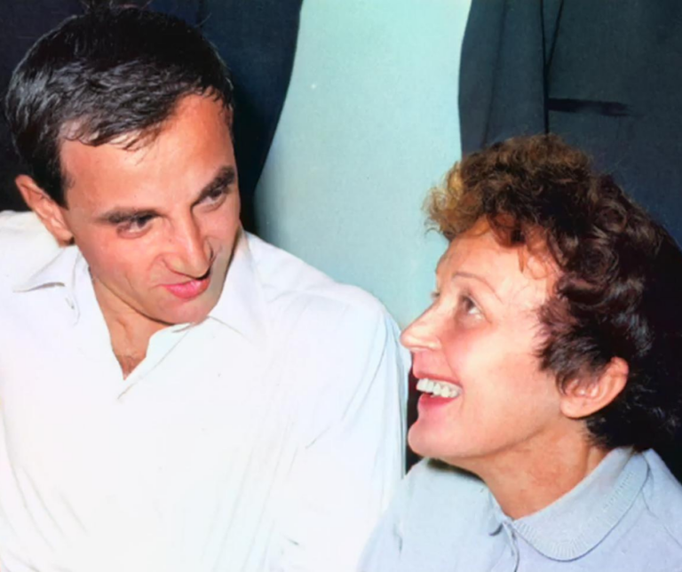 Edith Piaf y Charles Aznavour