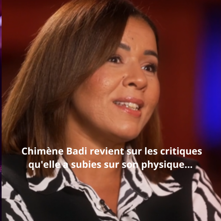 50' Inside : Chimène Badi revient sur les critiques qu'elle a subies sur son physique "J'avais le sentiment d'être absolument immonde" - ajouter un sous titre 4