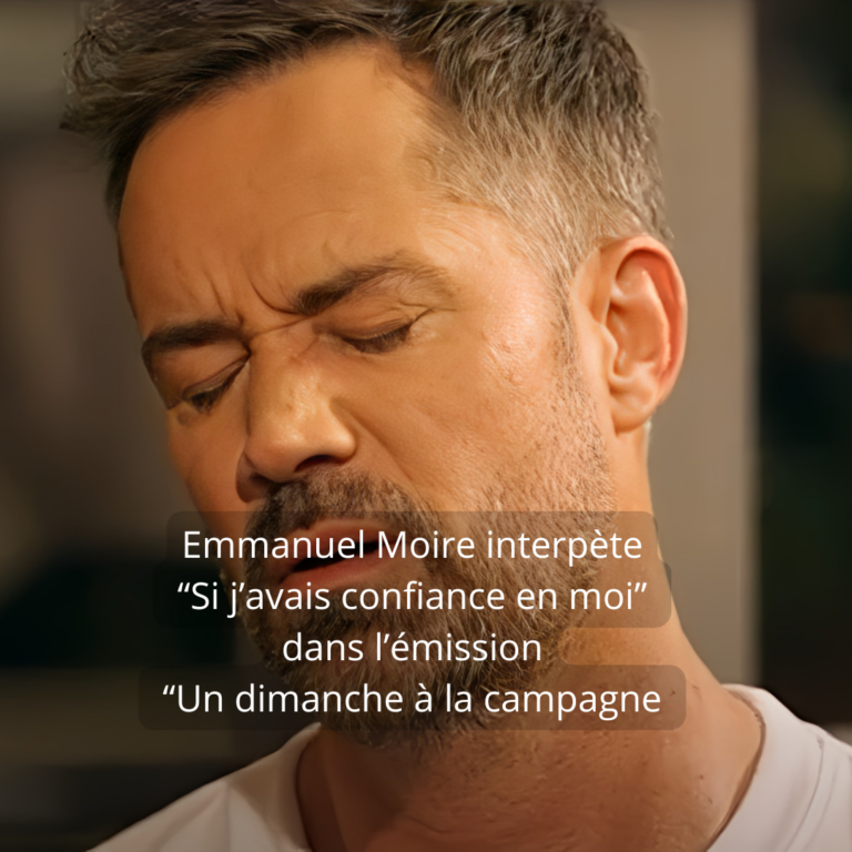 "Si j'avais confiance en moi" La magnifique chanson interprétée par Emmanuel Moire, lors de l'émission "Un dimanche à la campagne" - emmanuel moire interpete si javais confiance en moi dans lemission un dimanche a la campagne