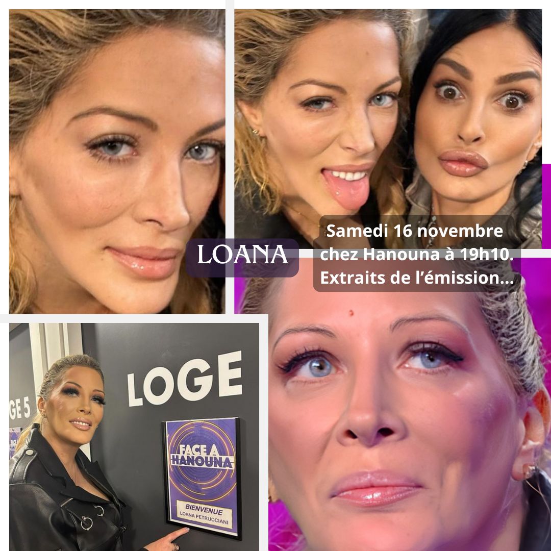 Loana invitée dans l&rsquo;émission de Cyril Hanouna samedi 16 novembre à 19h10. Extraits…