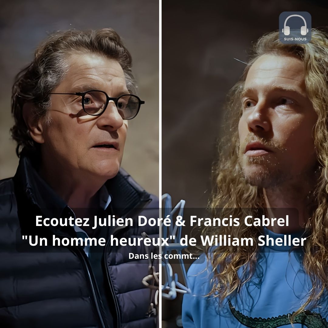 « Un homme heureux » Ecoutez Julien Doré & Francis Cabrel en duo avec en prime un beau message de Julien.