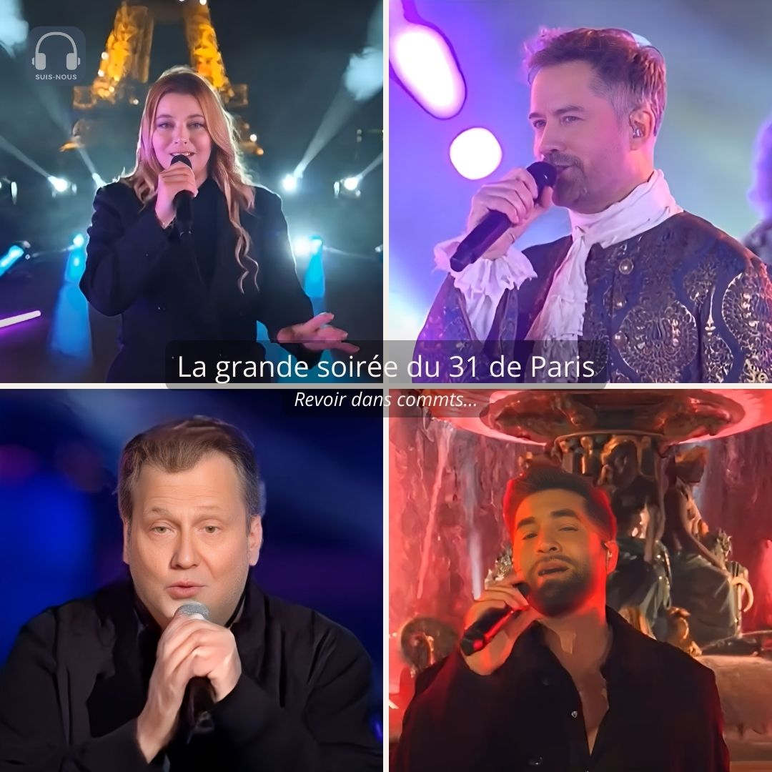 La soirée du 31 de Paris : Revoir Santa, Emmanuel Moire, Début de soirée, Kendji Girac…