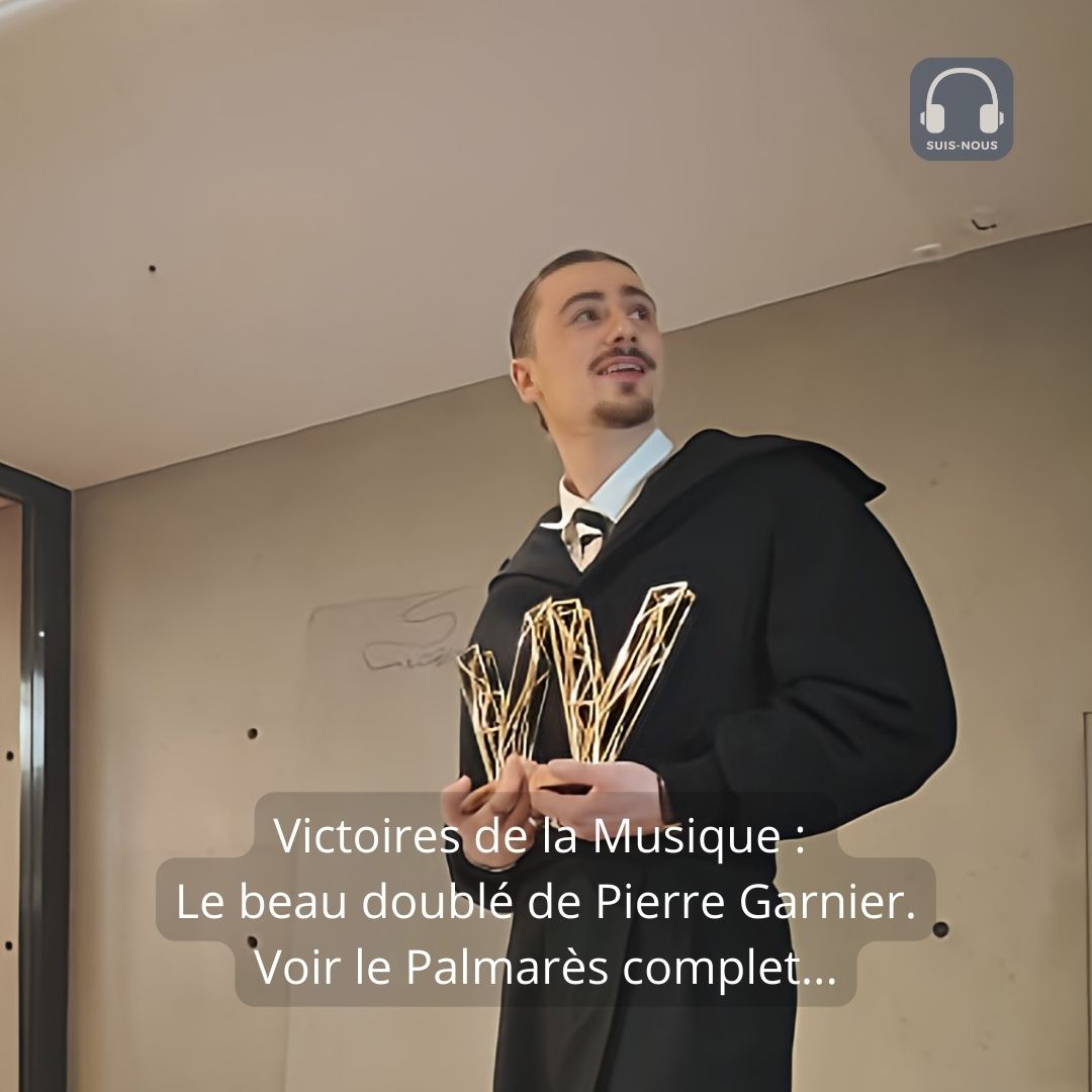 Victoires de la Musique 2025 : Le beau doublé de Pierre Garnier !