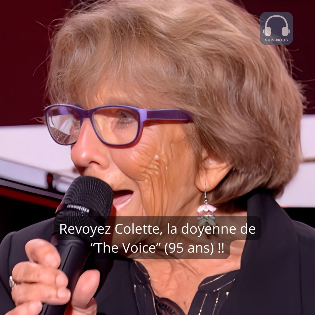 Colette (95 ans), la doyenne de « The Voice », tous pays confondus, partage la scène avec Patricia Kaas…