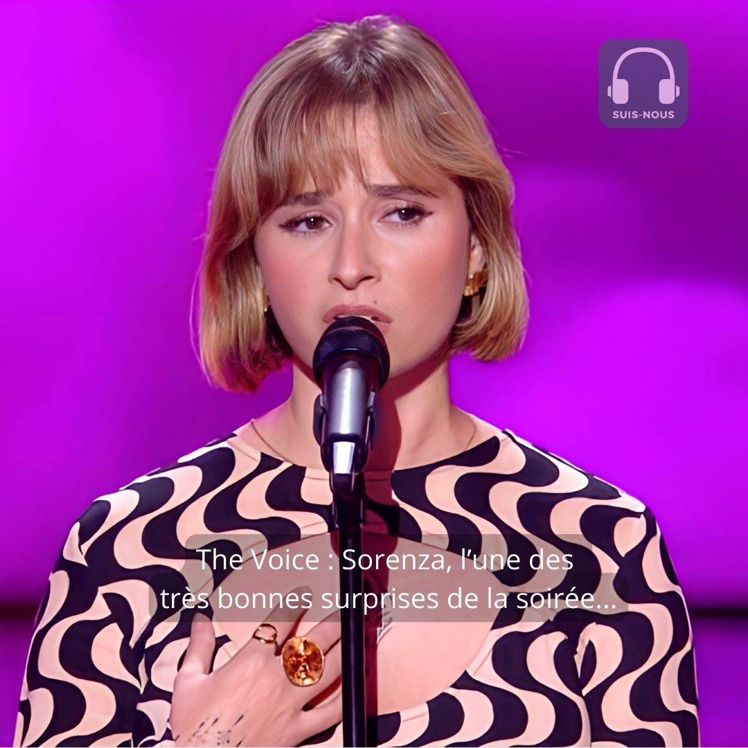 The Voice : L&rsquo;interprétation et le timbre de voix de Sorenza ont fait se retourner tous les coachs.