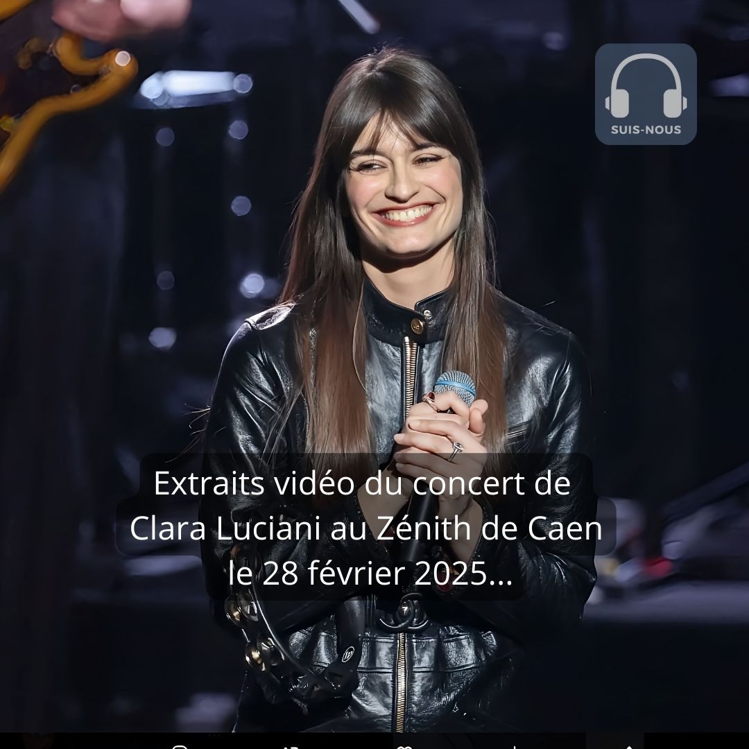 Découvrez des extraits du concert de Clara Luciani au Zénith de Caen le 28 février 2025…