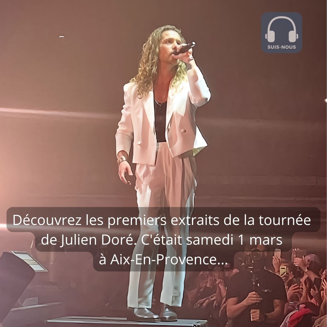 Découvrez les premiers extraits de la tournée de Julien Doré. C&rsquo;était samedi 1 mars à Aix-En-Provence.