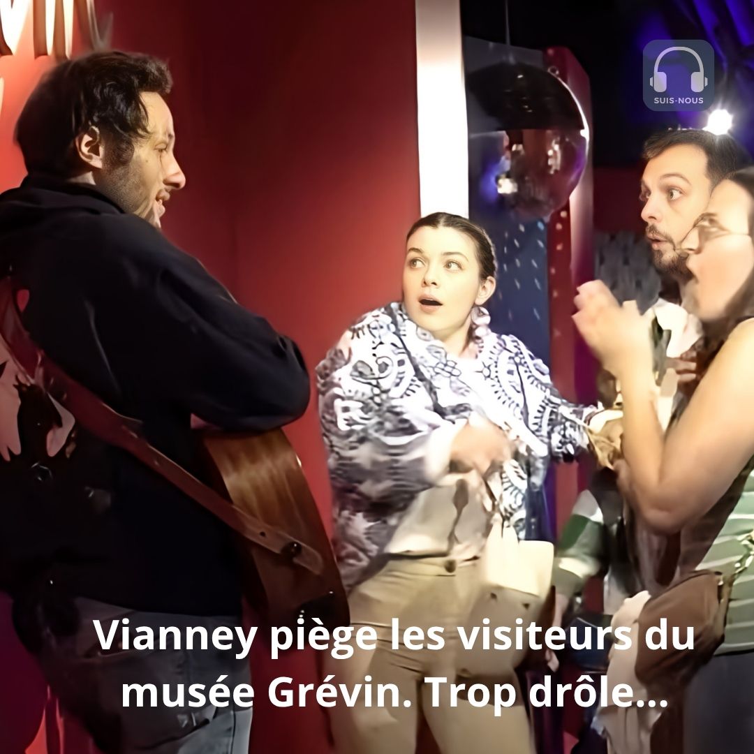 Trop drôle ! Quelques jours après l&rsquo;inauguration de sa statue, Vianney piège les visiteurs du musée Grévin…