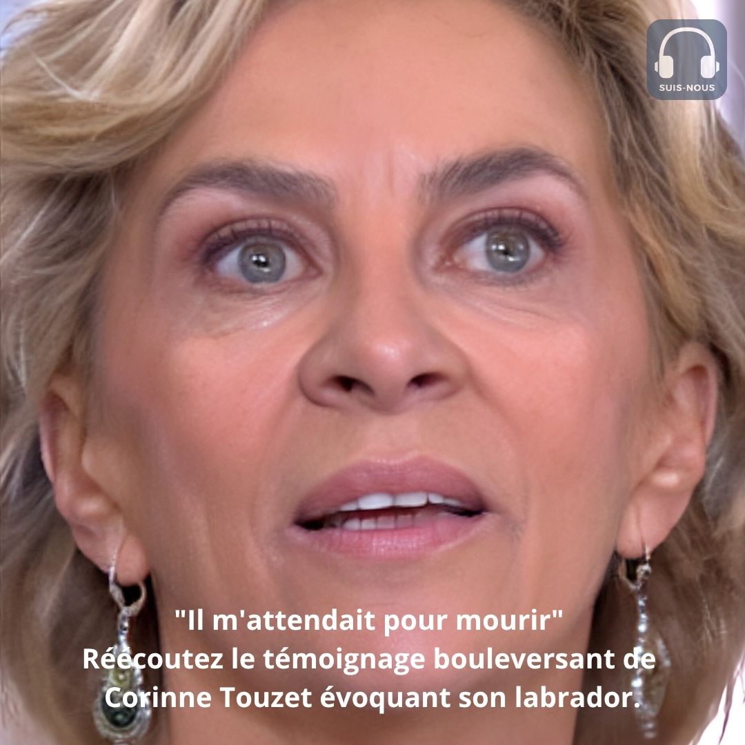 « Il m&rsquo;attendait pour mourir » : Corinne Touzet évoque le décès de son labrador sur le plateau de C&rsquo;l&rsquo;hebdo.