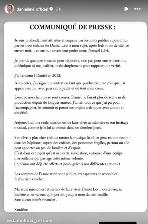 Suis-Nous - Déchirement entre les enfants de Daniel Lévi et sa veuve Sandrine Suis-Nous - Déchirement entre les enfants de Daniel Lévi et sa veuve Sandrine